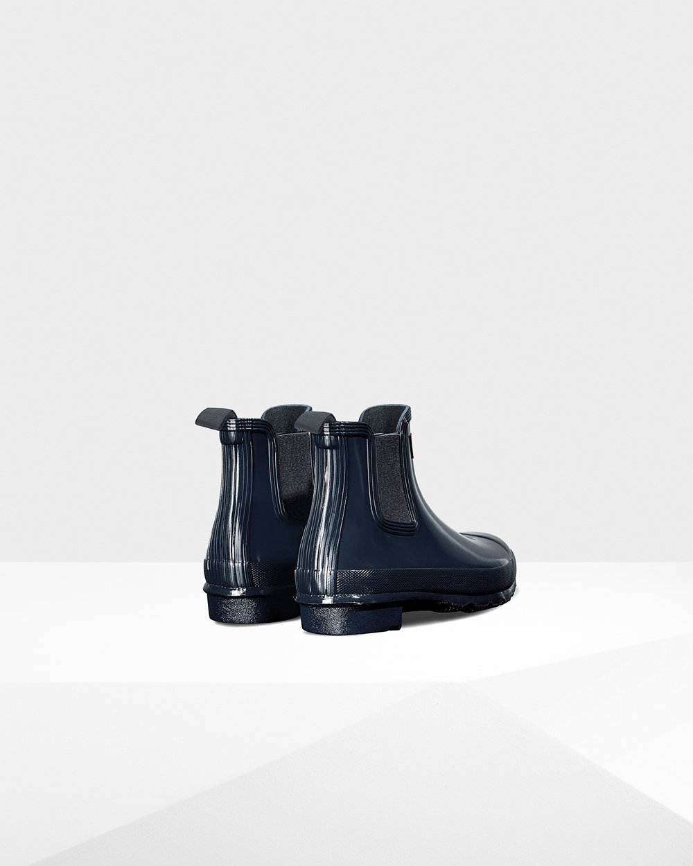 Botas Chelsea Hunter Feminina Azul Marinho - Original Gloss - 84OXCBKGS